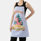 ウーパールーパーのメリークリスマス エプロン (インサイチュ)