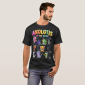 ウーパールーパーの世界 かわいい カワイイ Tシャツ (正面フル)