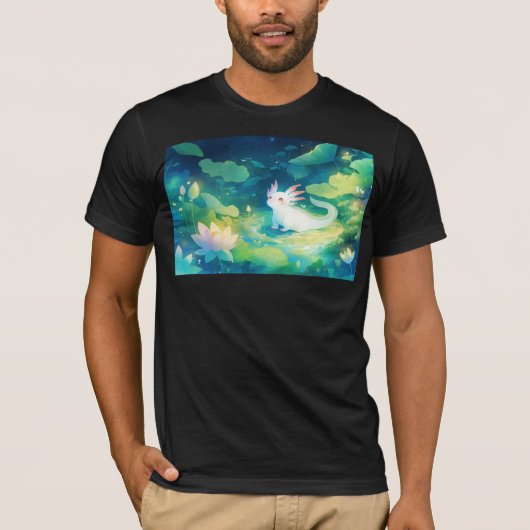 ウーパールーパーの秘密の庭 Tシャツ (正面)
