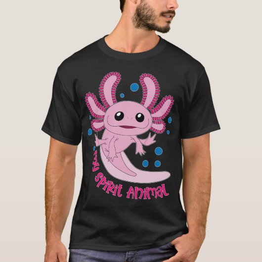 ウーパールーパーは私のスピリットアニマル Tシャツ (正面)
