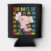 ウーパールーパー学校 魔法の学習 100日 缶クーラー (正面)
