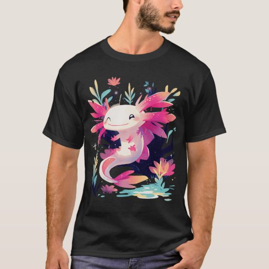 ウーパールーパー愛好家 両生類好き ペットオーナー Tシャツ (正面)