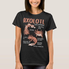 ウーパールーパー教育両生類種の事実 Tシャツ