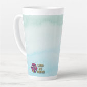 ウーパールーパー（おそろいのジャーナルも販売中） カフェラテマグ (左アングル)
