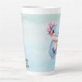 ウーパールーパー（おそろいのジャーナルも販売中） カフェラテマグ (正面)