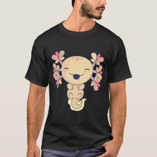 ウーパールーパー かわいい メキシコサンショウウオ Tシャツ