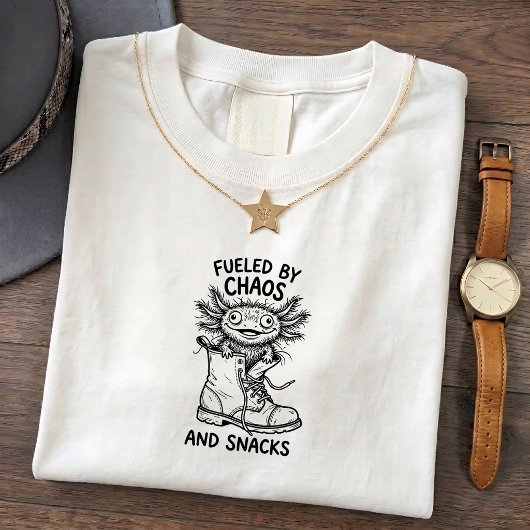 ウーパールーパー・カオス・パロディTシャツ Tシャツ