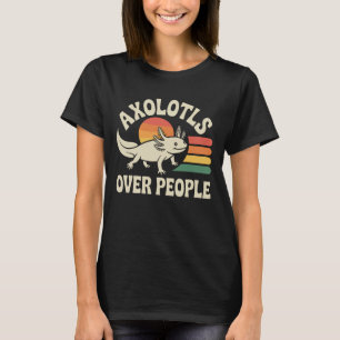 ウーパールーパー 人間を支配 可愛いウーパールーパー Tシャツ