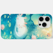 ウーパールーパー 花 池の静けさ Case-Mate iPhoneケース (裏面 (横))