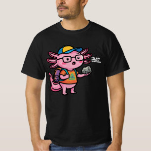 ウーパールーパー 質問 面白い サルカスティック かわいい Tシャツ
