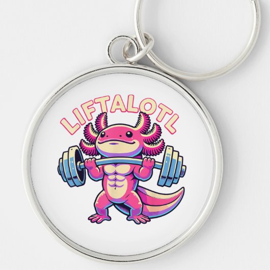 ウーパールーパー LIFTALOTL キーホルダー (正面)