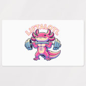 ウーパールーパー LIFTALOTL ラベル (デザイン2)