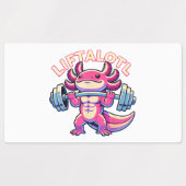 ウーパールーパー LIFTALOTL ラベル (デザイン1)