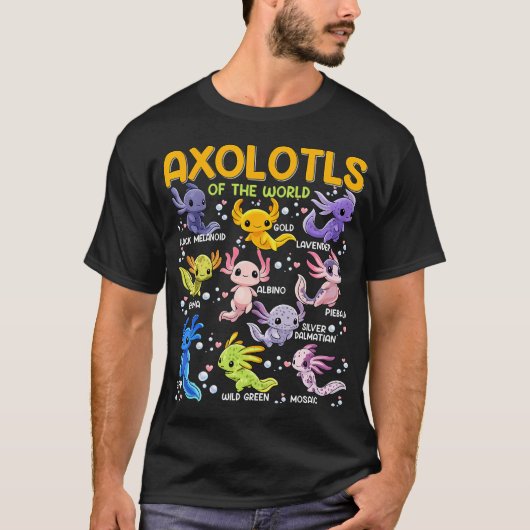 ウーパールーパー Tシャツ (正面)