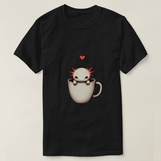 ウーパールーパー Tシャツ (デザイン正面)