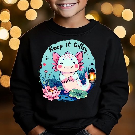 ウーパールーパーTシャツ かわいいギリ系