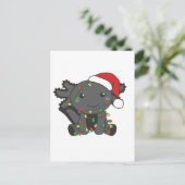 ウーパールールのクリスマス冬の動物ウーパールール シーズンポストカード (スタンド正面)