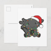 ウーパールールのクリスマス冬の動物ウーパールール シーズンポストカード (正面/裏面)