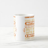 ウービートボタン作品コインコレクターコイン収集 コーヒーマグカップ (中央)