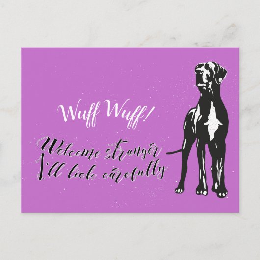 ウーフウーフ ポストカード (正面)
