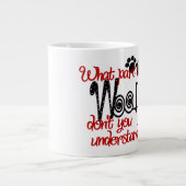 ウーフジャンボマグ ジャンボコーヒーマグカップ (正面)