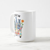 ウーフストックケリーブルーテリアコーヒーマグ コーヒーマグカップ (正面左)