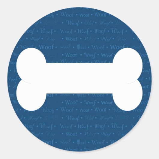 ウーフドッグ骨シール ラウンドシール (正面)
