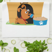 ウーフドッグ キッチンタオル (折り畳み)