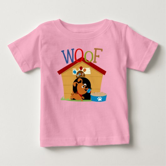 ウーフドッグ ベビーTシャツ (正面)