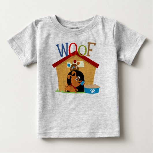 ウーフドッグ ベビーTシャツ (正面)