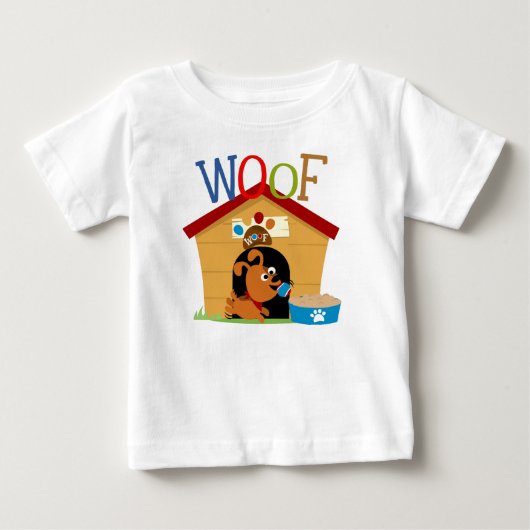 ウーフドッグ ベビーTシャツ (正面)