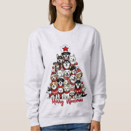 ウーフマスクリスマスツリータウンタースウェット スウェットシャツ