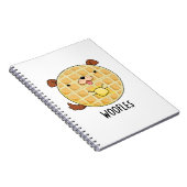 ウーフルズ ファニードギーワッフル パン ノートブック (右側)