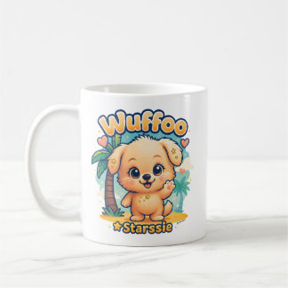 ウーフーのスタッシー かわいいパピー トロピカルアイランド コーヒーマグカップ