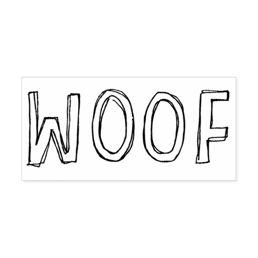 ウーフ |犬の恋人のゴム印 ラバースタンプ (インプリント)