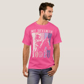 ウーマイセブンドロデオ7歳の女の子女性のカーボーイ7th Bi Tシャツ (正面フル)