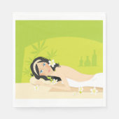 ウーマンアットアザスパ紙ナプキンス スタンダードランチョンナプキン (正面)