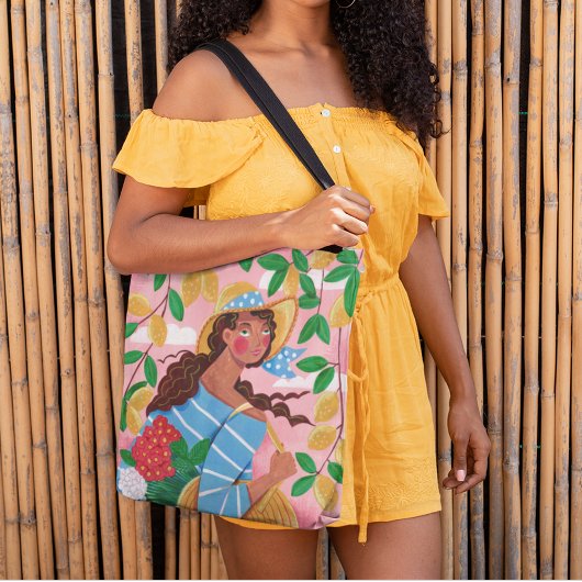 ウーマンイタリアンサマービーチ休暇 トートバッグ