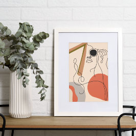 ウーマンインサングラスボホスタイル フォトプリント           