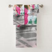 ウーマンインパリスバスタオルエッフェルタワー バスタオルセット (インサイチュ)