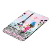 ウーマンインパリハッピーバースデーマグネットエッフェルタワー マグネット (左側)