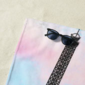 ウーマンインパリビーチタオルエッフェルタワー ビーチタオル (インサイチュ)