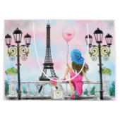 ウーマンインパリ抱き枕エッフェルタワー ラージペーパーバッグ (正面)