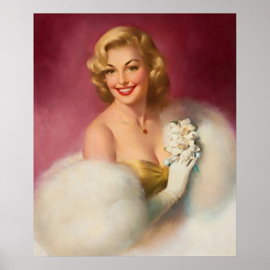 ウーマングラマーポートレートピンナップ ポスター (正面)