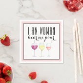 ウーマンズワおもしろいイン引用文 スタンダードカクテルナプキン (インサイチュ)