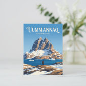 ウーマンナック山 グリーンランド ポストカード (スタンド正面)
