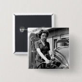 ウーマンポンピングガスヴィンテージルイスビルケンタッキー 缶バッジ (正面&裏面)