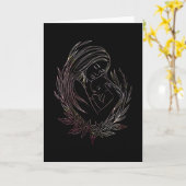 ウーマンマザーベビーミッドワイフドゥラ カード (黄色い花)