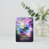 ウーマンユニバースエナジーヒーラー霊気スピリチュエル 名刺 (スタンド正面)