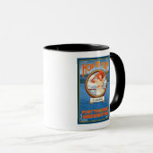 ウーマンライディングフェリー – ポートタウンゼントワシントン マグカップ (正面右)